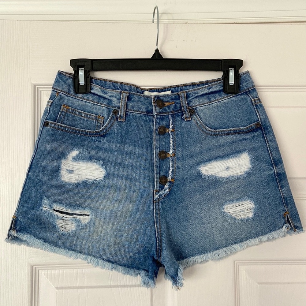 Forever 21 High Rise Jean Shorts NWOT